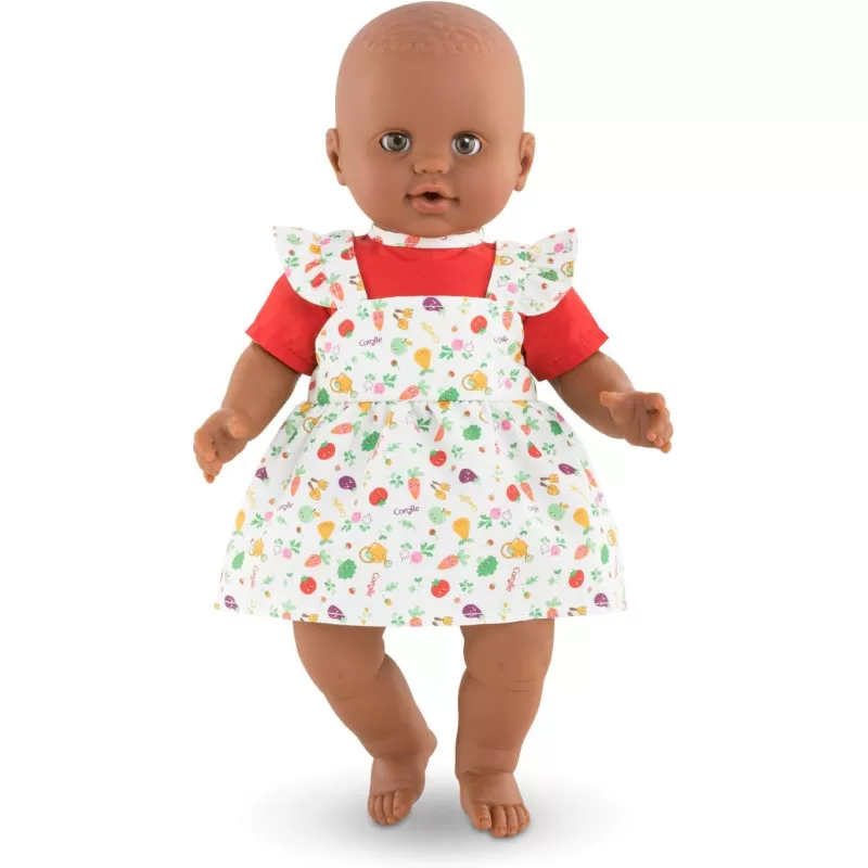Corolle Vegetable Garden Party Dress for 36 cm Baby Doll – vue 2 – Corolle Doll Clothes
