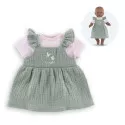 Corolle Robe à volants et T-Shirt Bords de Loire pour Poupon 36 cm – vue 1 – Vêtements poupées Corolle