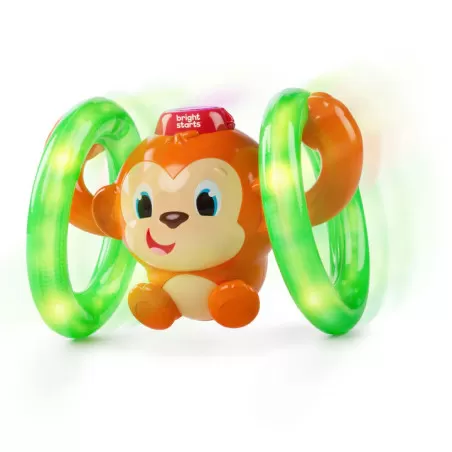 Kids2 Bright Starts - Roll & Glow Monkey – vue 1 – Eveil et motricité