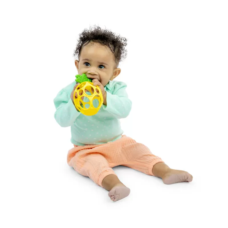Kids2 Bright Starts - Oball Hold My Own Pineapple – vue 2 – Grab & Rattle