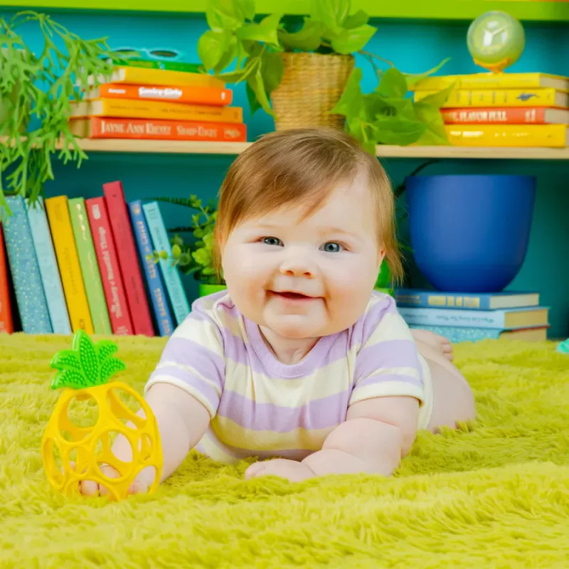 Kids2 Bright Starts - Oball Hold My Own Pineapple – vue 3 – Grab & Rattle