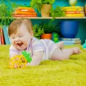 Kids2 Bright Starts - Oball Hold My Own Pineapple – vue 4 – Grab & Rattle