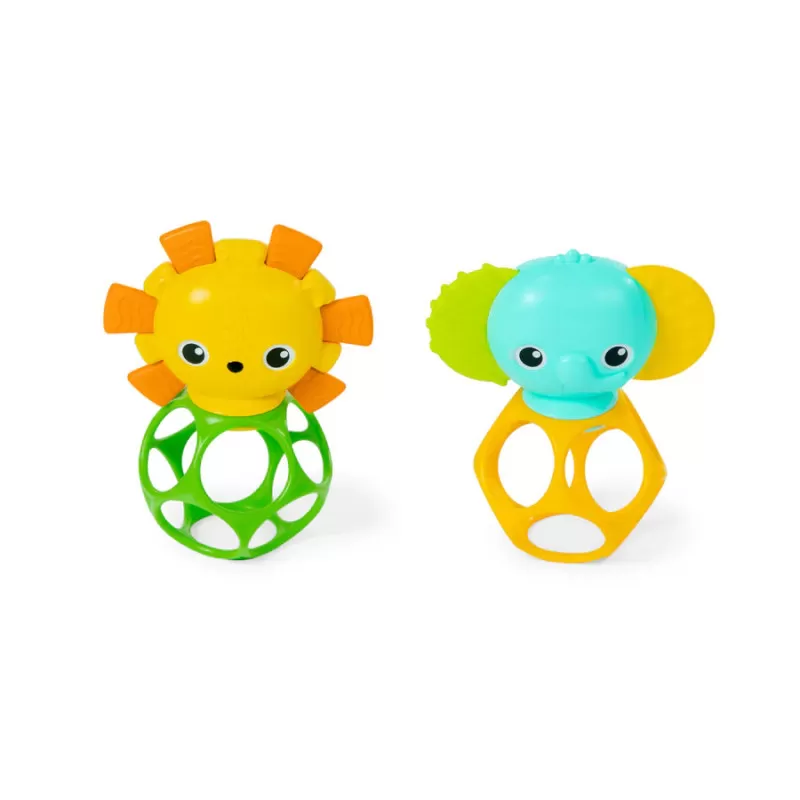 Kids2 Bright Starts - Soother Pals – vue 1 – Grab & Rattle