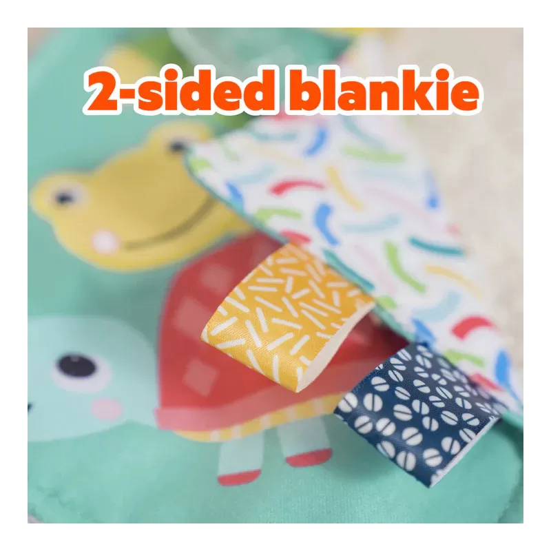 Kids2 Bright Starts - Doudou apaisant Fuzzy Feelies - Trio tropical – vue 5 – Doudous à câliner