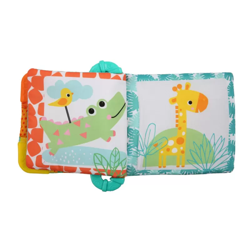 Kids2 Bright Starts -  Teethe & Read Soft Book Toy – vue 3 – Baby books