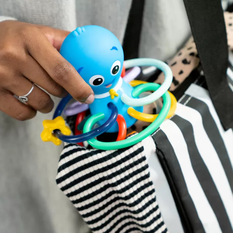 Kids2 Baby Einstein - Ocean Explorers Opus's Shake & Soothe Teether Toy & Rattle – vue 4 – Hochets