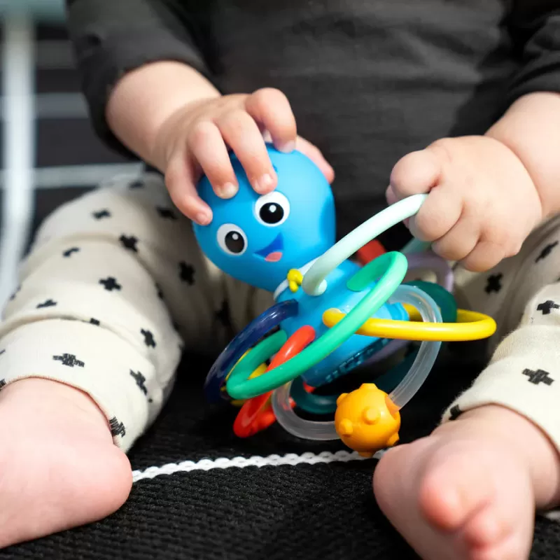 Kids2 Baby Einstein - Ocean Explorers Opus's Shake & Soothe Teether Toy & Rattle – vue 7 – Hochets