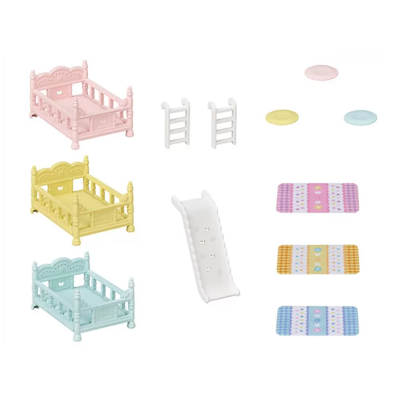 Epoch Triple Bunk Beds – vue 4 – Sylvanian Families