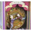 Trousseliers Large Dancing with Music Clown Acrobats – vue 1 – Jewelry and music box