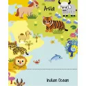 Caly Toys Inflatable globe - Nature’s lil’animals (FR) – vue 2 – Nature and discoveries