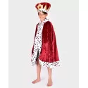 Den Goda Fen The King Cape Red Velvet – vue 2 – Disguises