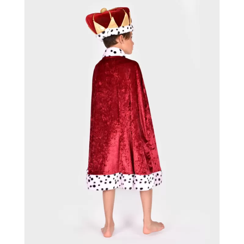 Den Goda Fen The King Cape Red Velvet – vue 4 – Disguises