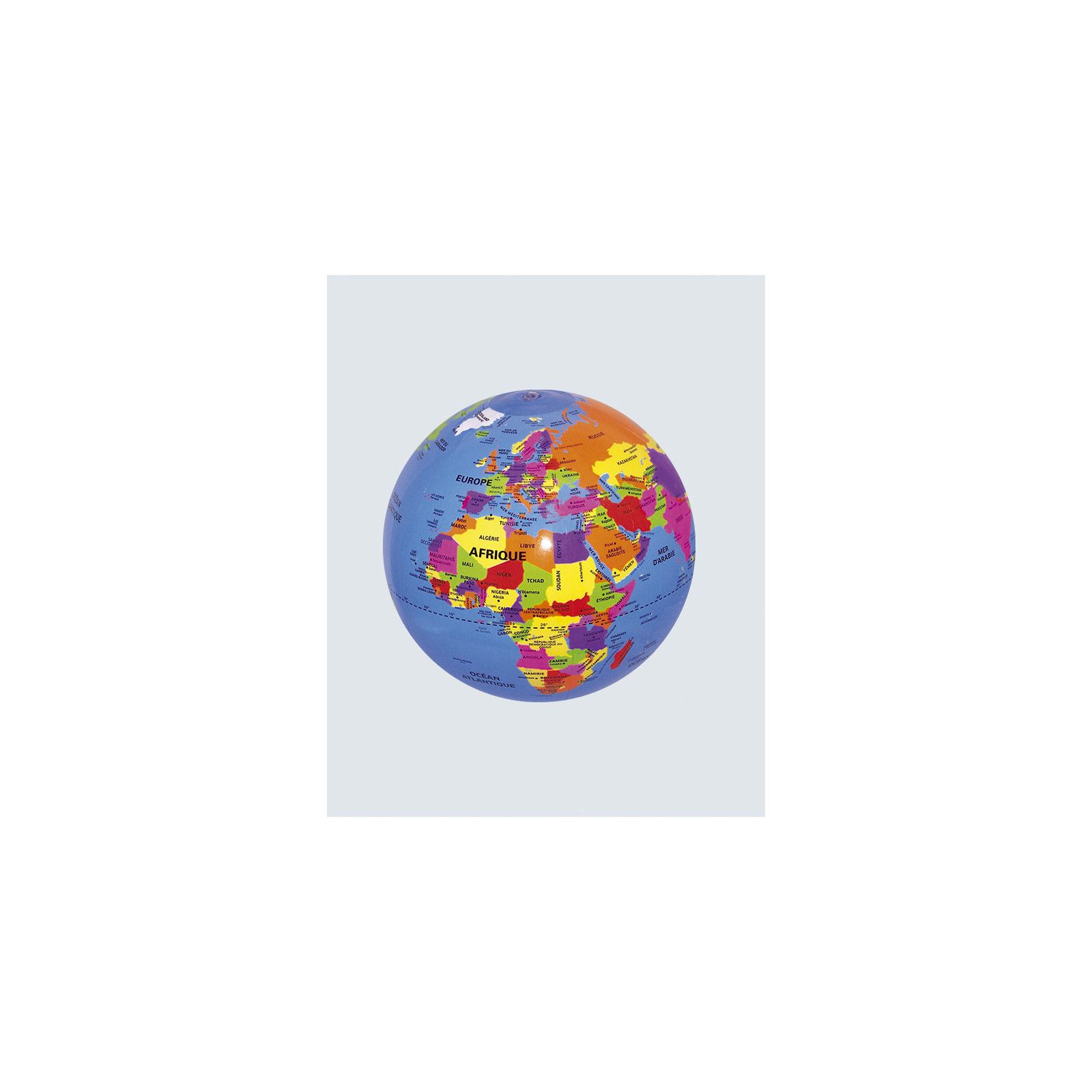 Globe Gonflable Enfant 40 Cm - Carte Du Monde - Jouet éducatif - Pour Fête, école - Matière Mixte