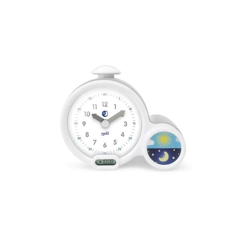 Pabobo Mon 1er réveil Kid'Sleep Clock - Gris – vue 1 – Veilleuses