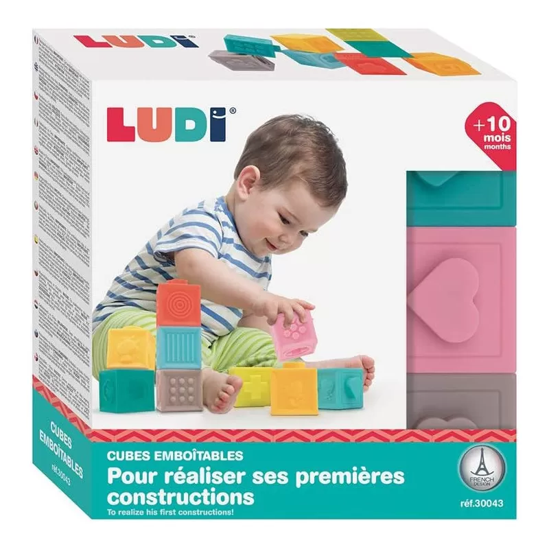 Ludi Ludi Cubes Emboîtables – vue 2 – Eveil et motricité