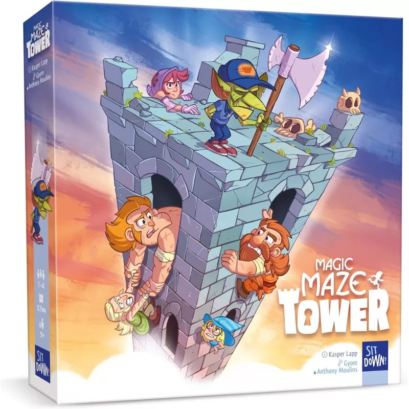 Sit-Down! Magic Maze Tower – vue 1 – Jeux de société