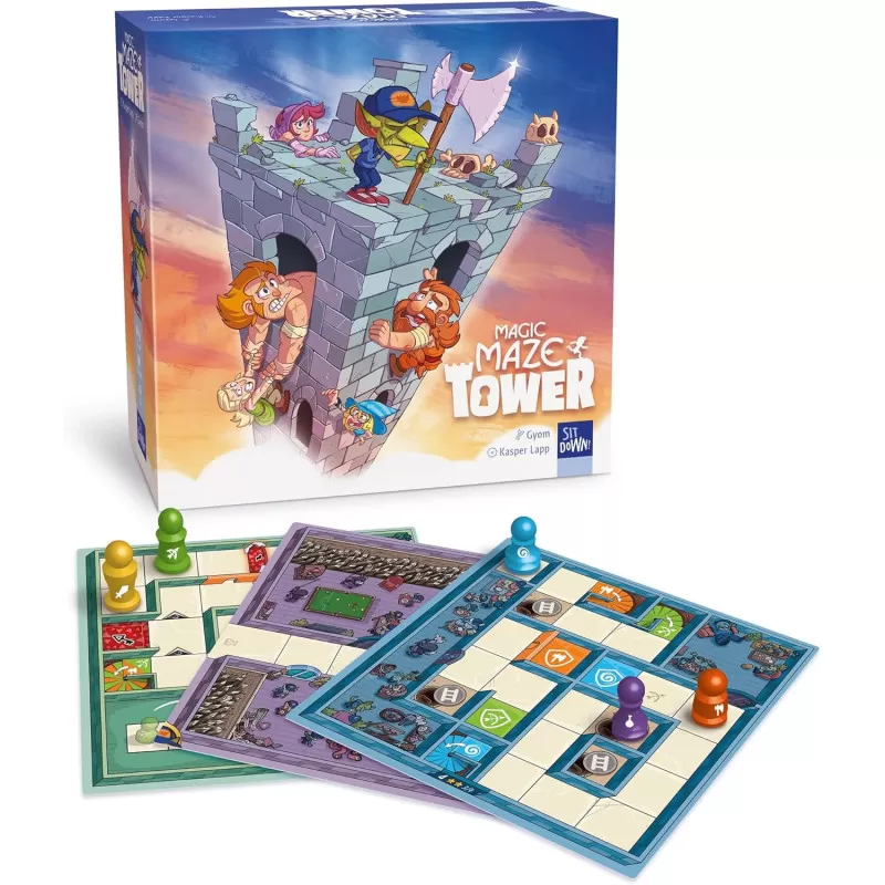 Sit-Down! Magic Maze Tower – vue 2 – Jeux de société