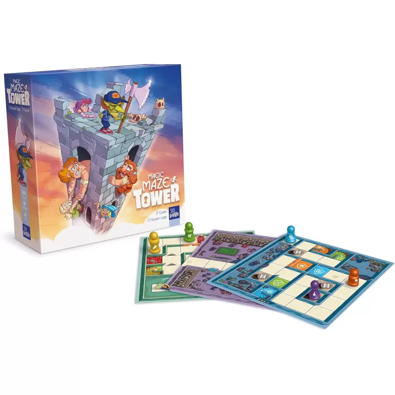 Sit-Down! Magic Maze Tower – vue 5 – Jeux de société