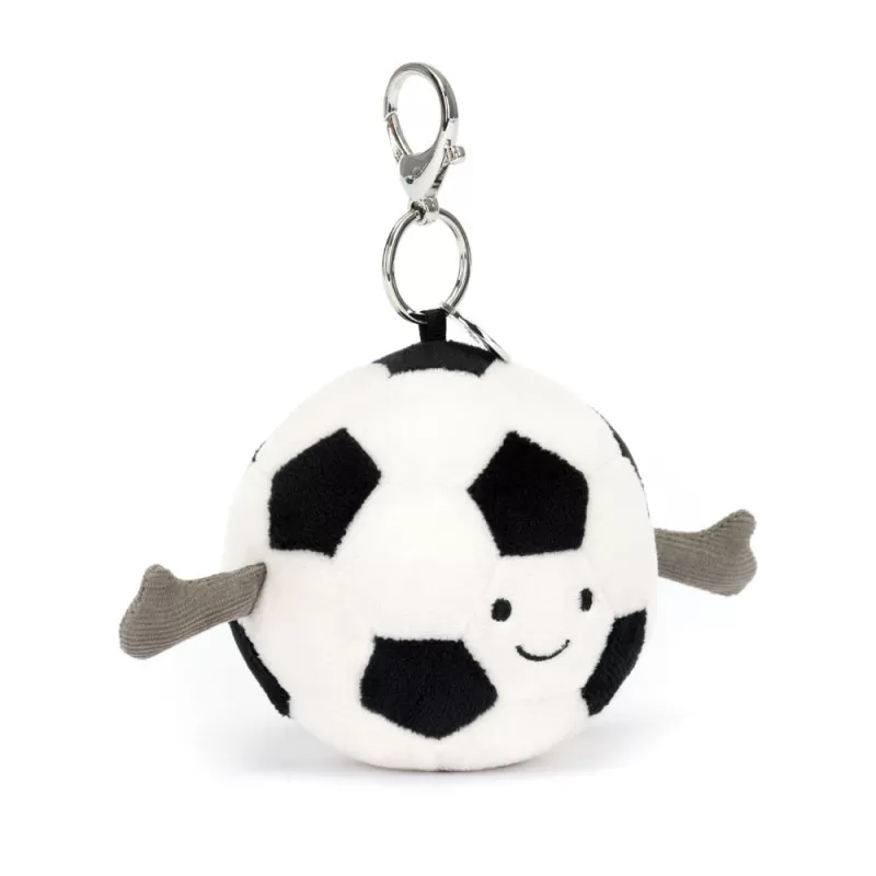 Jellycat Amuseables Sports Football Bag Charm – vue 1 – Peluches