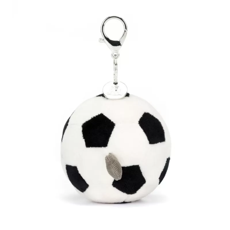 Jellycat Amuseables Sports Football Bag Charm – vue 2 – Peluches