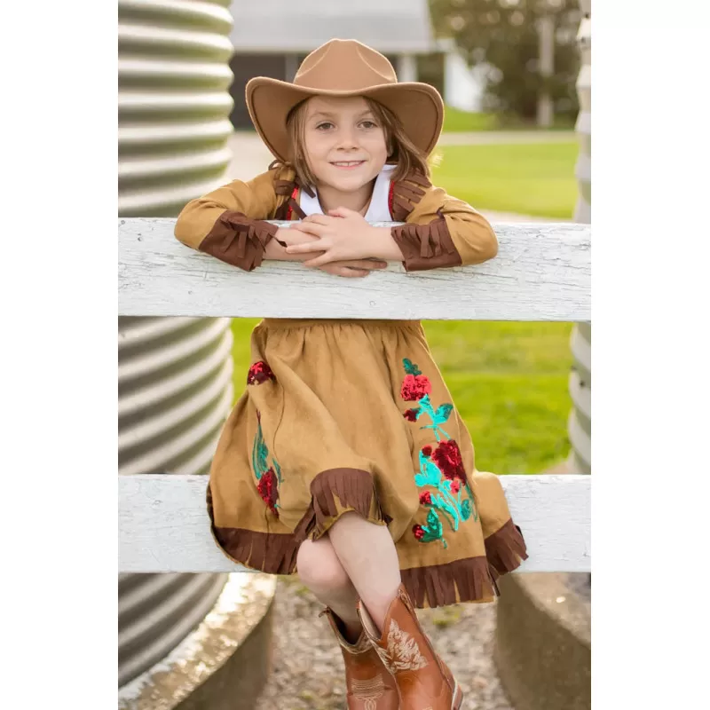 Great Pretenders Chapeau de cowboy marron – vue 3 – Déguisements