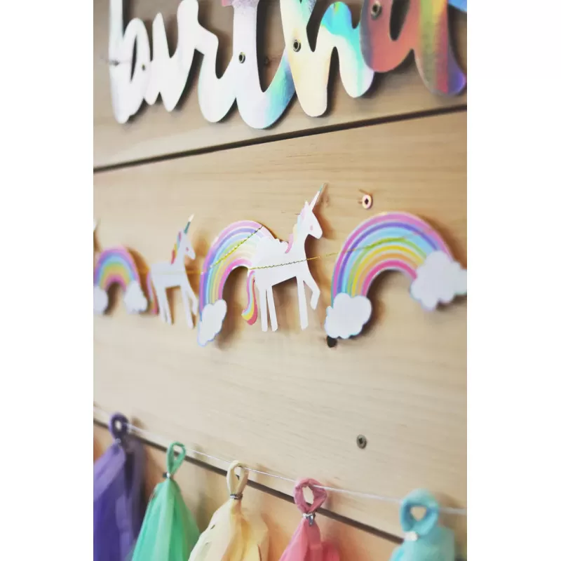 Great Pretenders Garlands - Party - Unicorn & Rainbows – vue 2 – Party decor