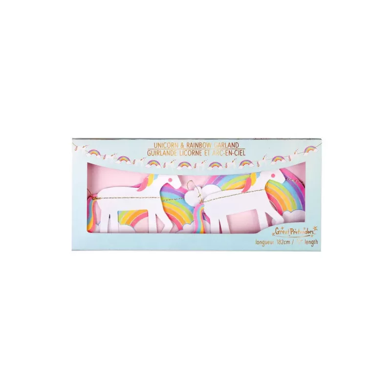 Great Pretenders Garlands - Party - Unicorn & Rainbows – vue 3 – Party decor