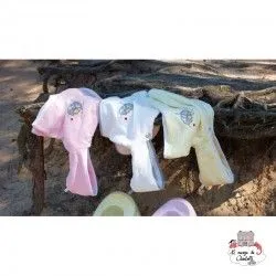 Bath poncho (T86/92) - Humphrey's corner Yellow - BBJ-pbhumpjau - bébé-jou - Bath linen - Le Nuage de Charlotte