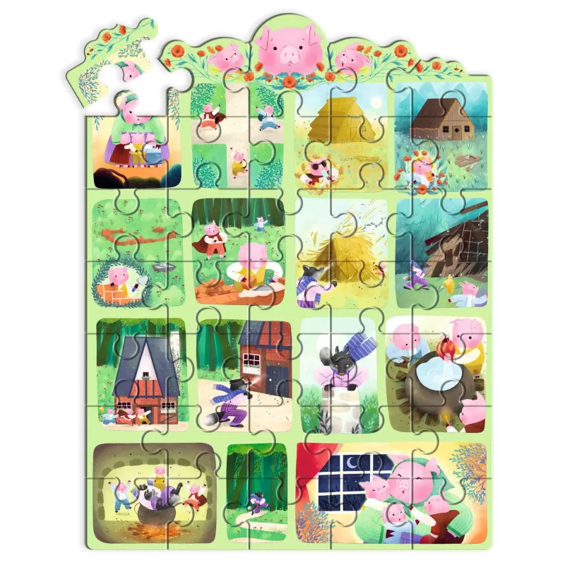 Djeco The Three Little Pigs [35] – vue 6 – Puzzles