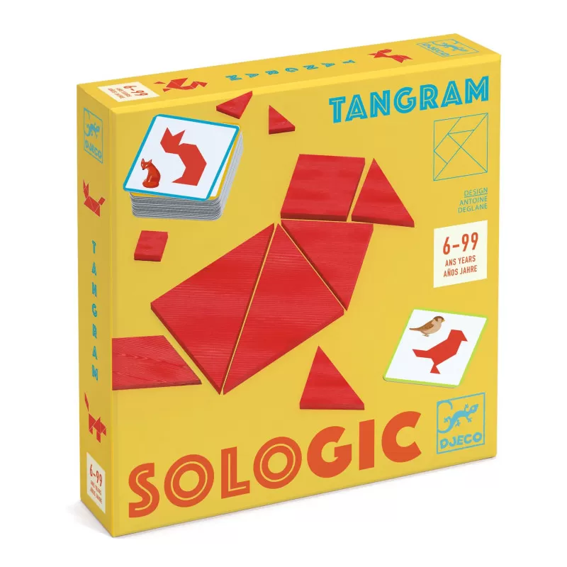 Djeco Sologic - Tangram – vue 1 – Jeux solo