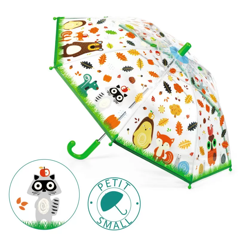 Djeco Parapluie Animaux de la forêt (small) – vue 2 – Parapluies