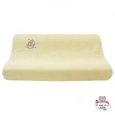 Housse de coussin à langer - Humphrey's corner Jaune - BBJ-hchumpjau - bébé-jou - Trousses et linge de bain - Le Nuage de Cha...