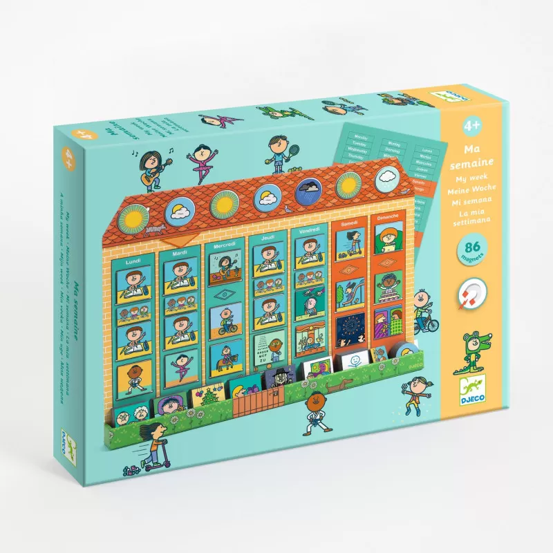 Djeco Ma semaine – vue 2 – Heure & Calendrier