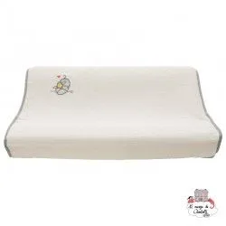 Housse de coussin à langer - Humphrey's corner Blanc - BBJ-hchumpbla - bébé-jou - Trousses et linge de bain - Le Nuage de Cha...