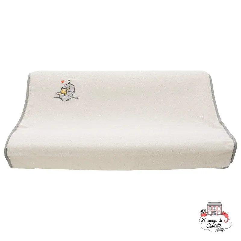 Changing cushion cover - Humphrey's corner White - BBJ-hchumpbla - bébé-jou - Bath linen - Le Nuage de Charlotte