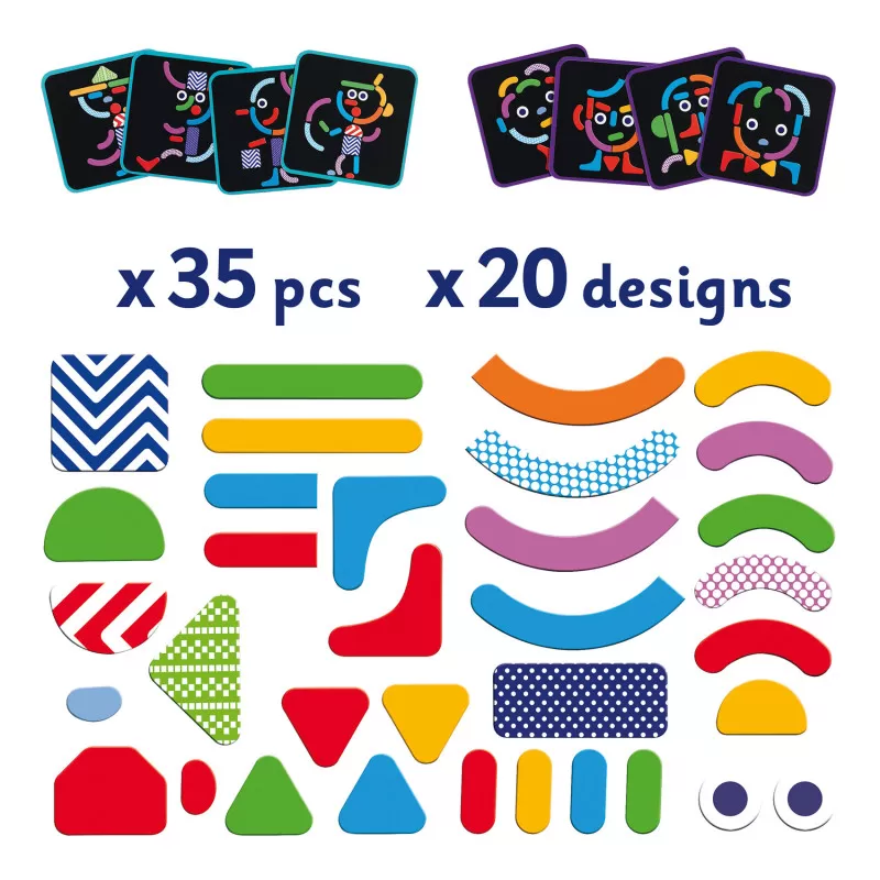 Djeco Geobonhomme – vue 3 – Magnets