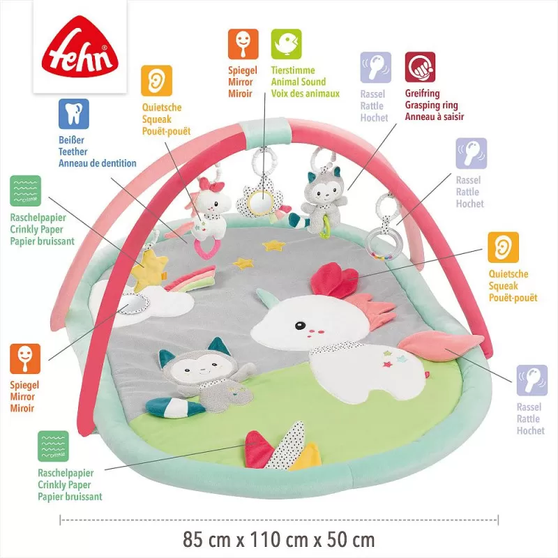 Fehn 3-D activity quilt - Aiko & Yuki – vue 4 – Play mat