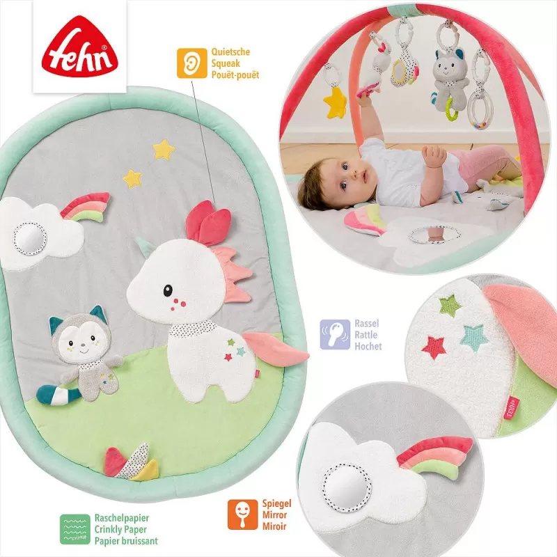 Fehn 3-D activity quilt - Aiko & Yuki – vue 5 – Play mat