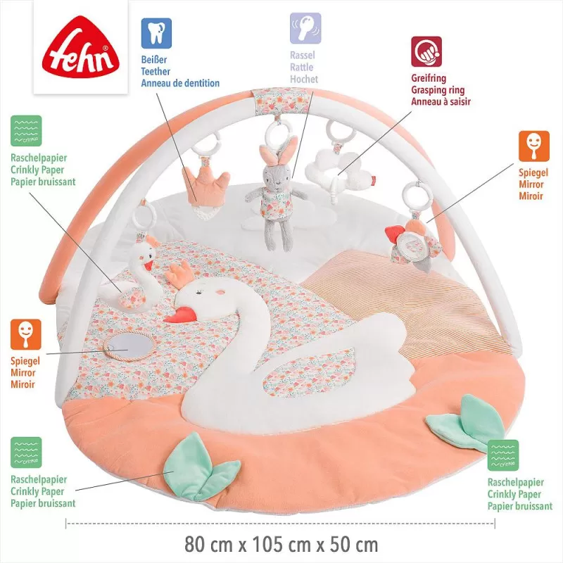 Fehn 3-D tapis d'éveil Le Lac des Cygnes - Classic Stars – vue 4 – Tapis d'éveil