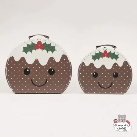 Christmas Pudding Suitcases - Set of 2 - S&B0015 - Sass & Belle - Suitcases - Le Nuage de Charlotte