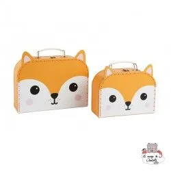 Hiro Fox Kawaii Friends Suitcases - Set of 2 - S&B0018 - Sass & Belle - Suitcases - Le Nuage de Charlotte