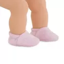 Corolle Pink slippers for 30 cm baby doll – vue 2 – Corolle Doll Clothes