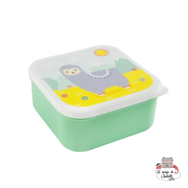 Little Llama Lunch Box - S&B0030 - Sass & Belle - Snack box - Le Nuage de Charlotte