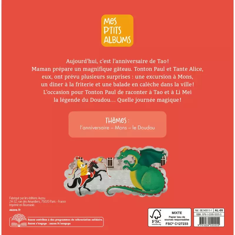 Editions Auzou Tao fête son anniversaire – vue 4 – Preschool