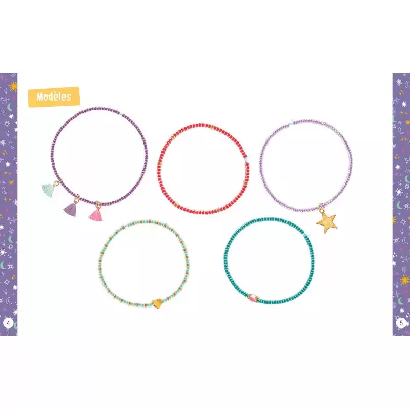 Editions Auzou Ma boîte à bijoux - My sparkling bracelet collection – vue 3 – Creative Kits