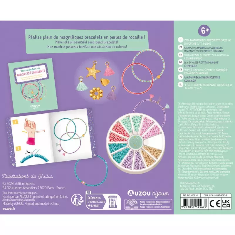 Editions Auzou Ma boîte à bijoux - My sparkling bracelet collection – vue 4 – Creative Kits