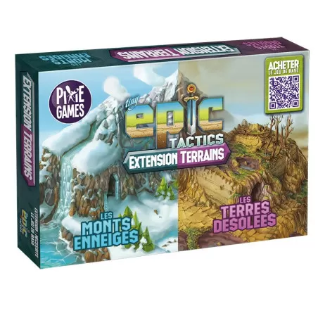 PixieGames Tiny Epic - Tactics - Ext. Terrains – vue 1 – Jeux de societe