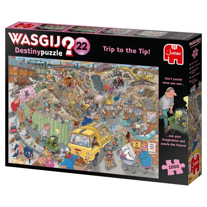 Jumbo Wasgij Destiny 22 - Bon débarras? [1000] – vue 3 – Puzzles