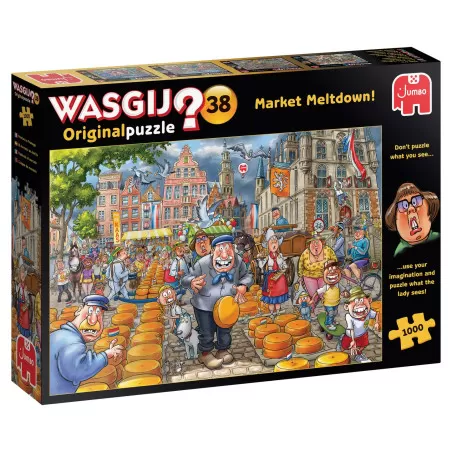 Jumbo Wasgij Original 38 - Market Meltdown! [1000] – vue 1 – Puzzles