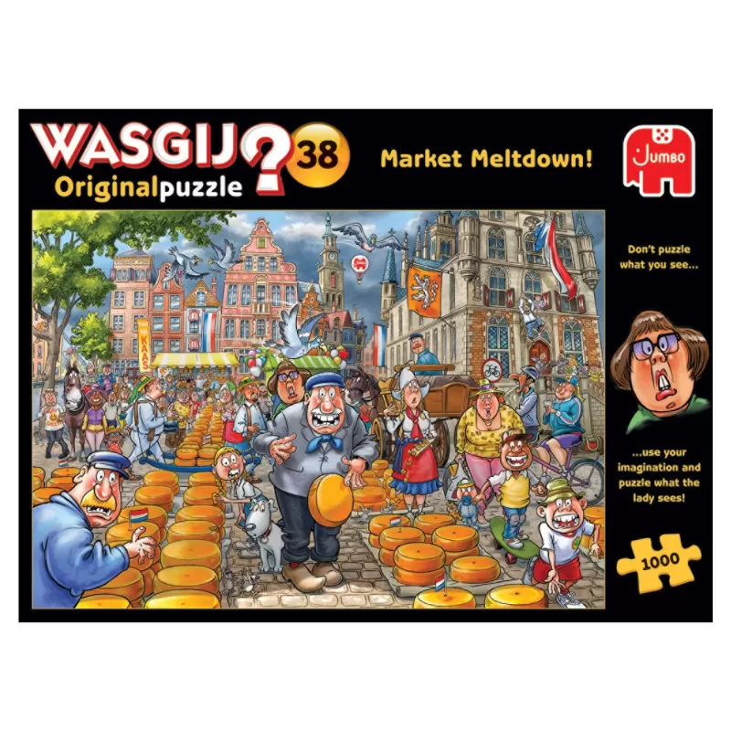 Jumbo Wasgij Original 38 - Market Meltdown! [1000] – vue 2 – Puzzles